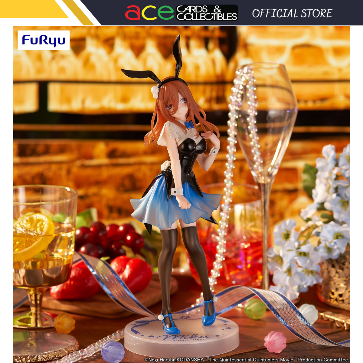 The Quintessential Quintuplets Movie Trio-Try-iT Figure "Miku Nakano" (Bunny Ver.)-FuRyu-Ace Cards & Collectibles