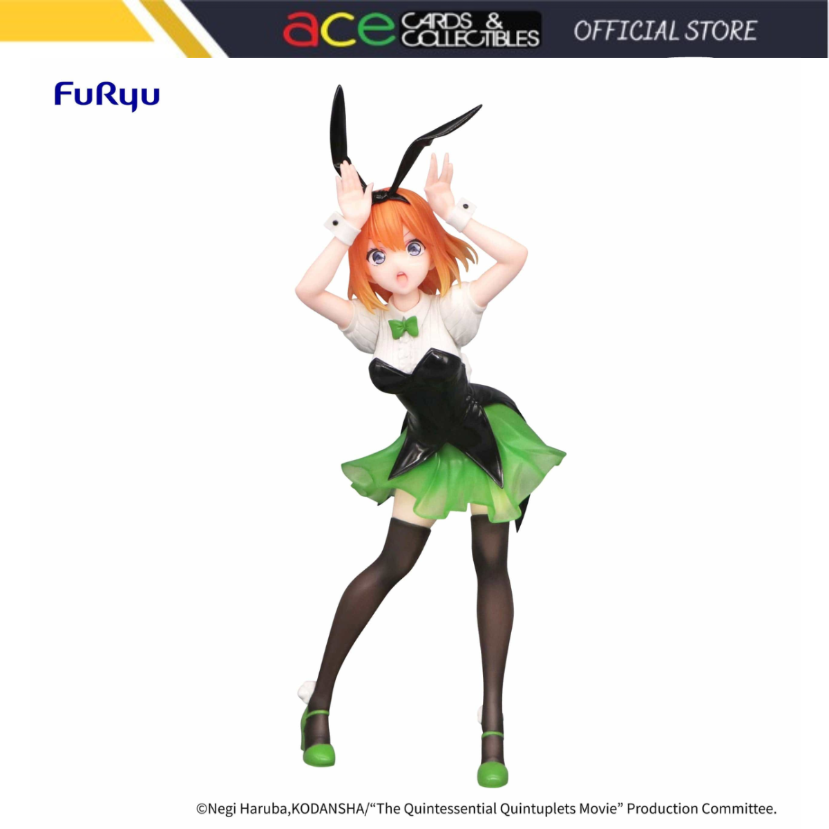 The Quintessential Quintuplets Movie Trio-Try-iT Figure &quot;Yotsuba Nakano&quot; (Bunny Ver.)-FuRyu-Ace Cards &amp; Collectibles