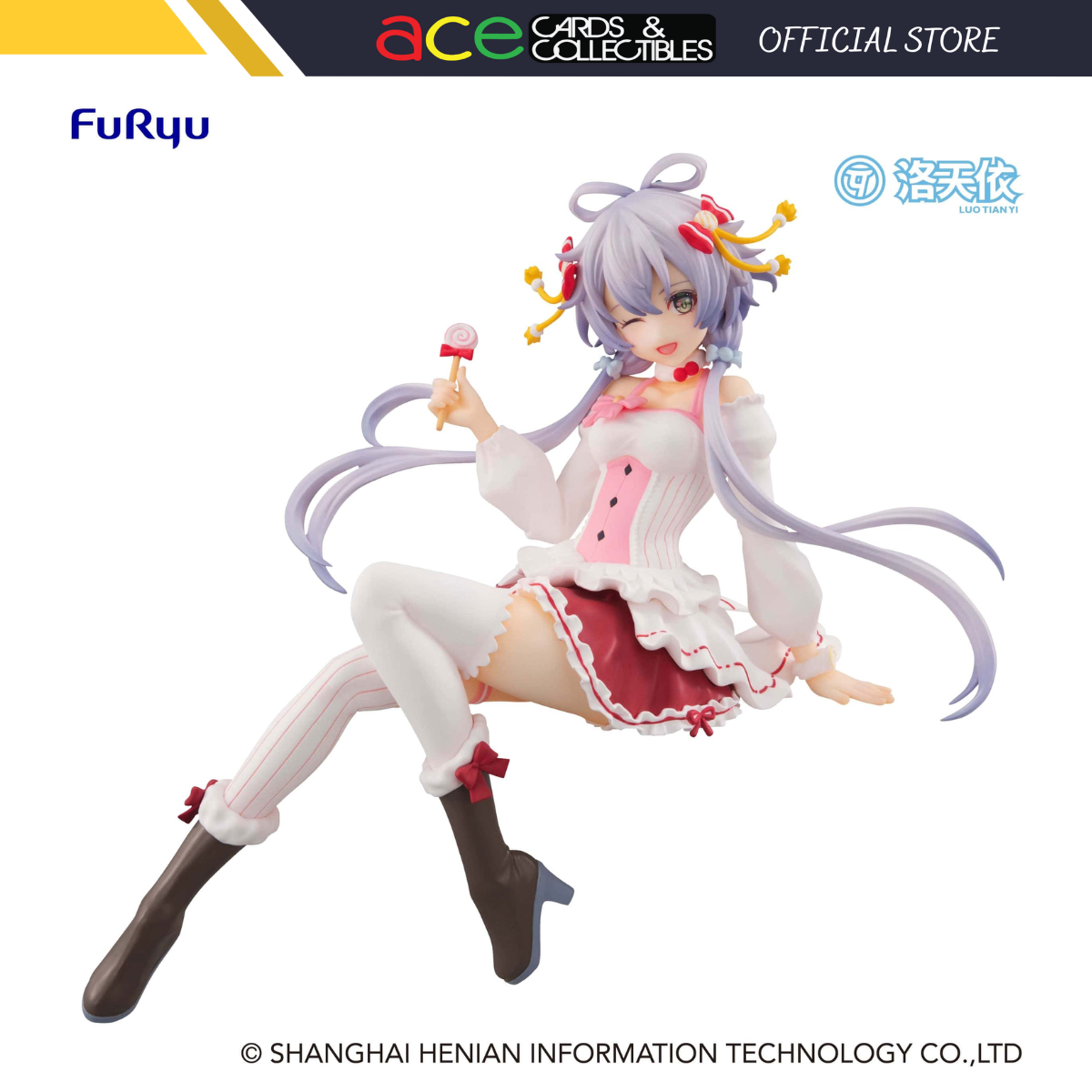 V Singer Noodle Stopper Figure &quot;Luo Tian Yi&quot; (Lollypop Ver. )-FuRyu-Ace Cards &amp; Collectibles