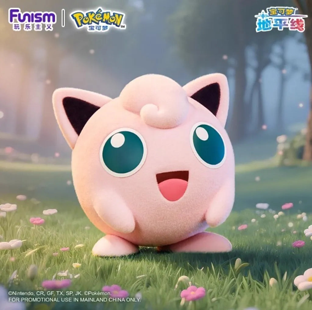 FUNISM x Pokemon Figurines Flocked Series-Jigglypuff-Funism-Ace Cards & Collectibles