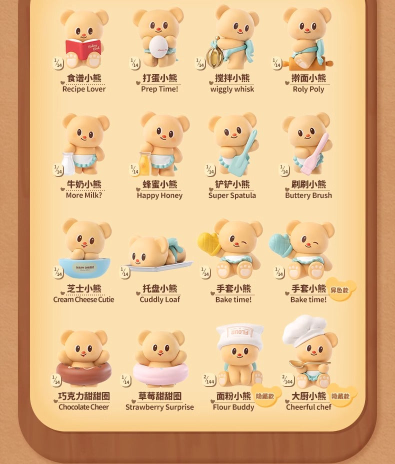 Funism x Butterbear Baking Master Series Bear Head Blind Box-Single Box (Random)-Funism-Ace Cards & Collectibles