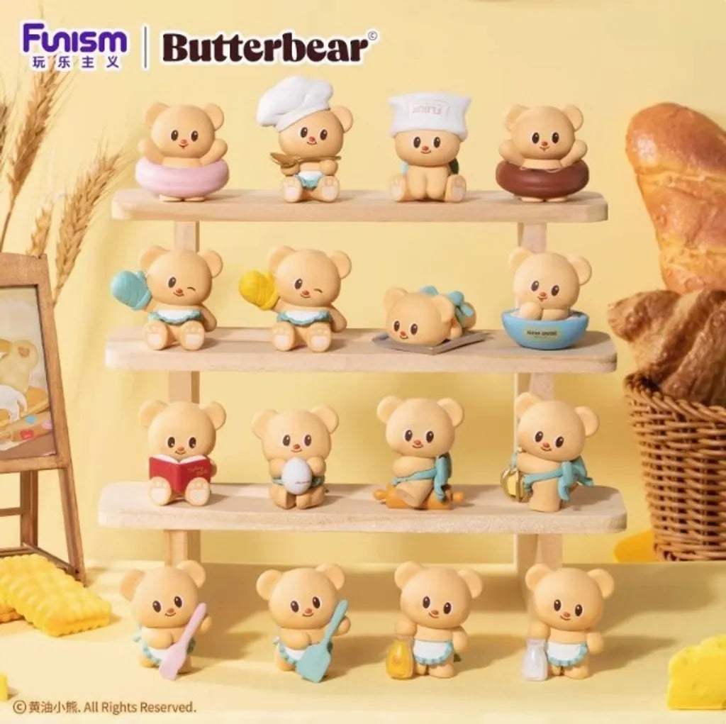Funism x Butterbear Baking Master Series Bear Head Blind Box-Single Box (Random)-Funism-Ace Cards & Collectibles