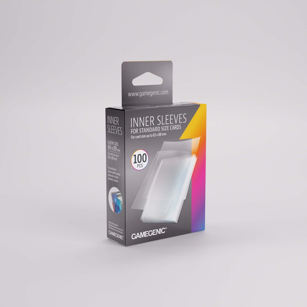 Gamegenic Sleeve Standard Size 100pcs "Inner Sleeves" (NEW 2026)