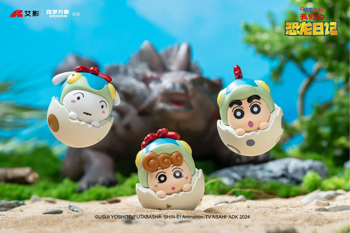 Crayon Shinchan Our Dinosaur Diary Mini Cuteness Tumbler Series-Single Box (Random)-GOODSFUN-Ace Cards & Collectibles