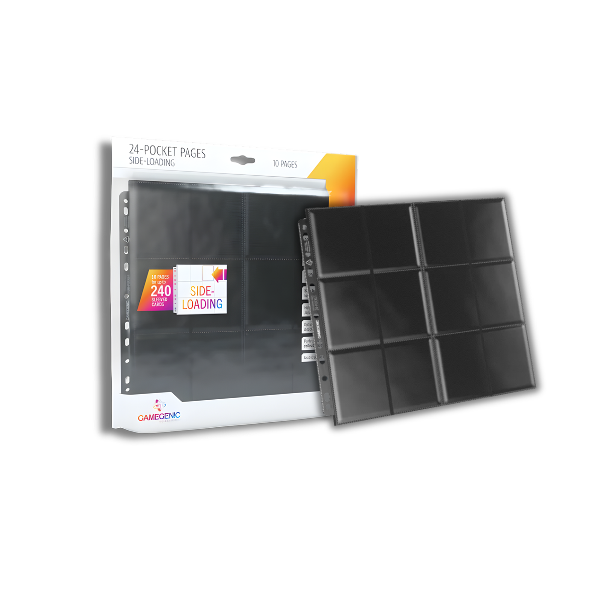 Gamegenic Card Album Page "24-Pocket Pages Side-loading (10 pages bag)"-Gamegenic-Ace Cards & Collectibles