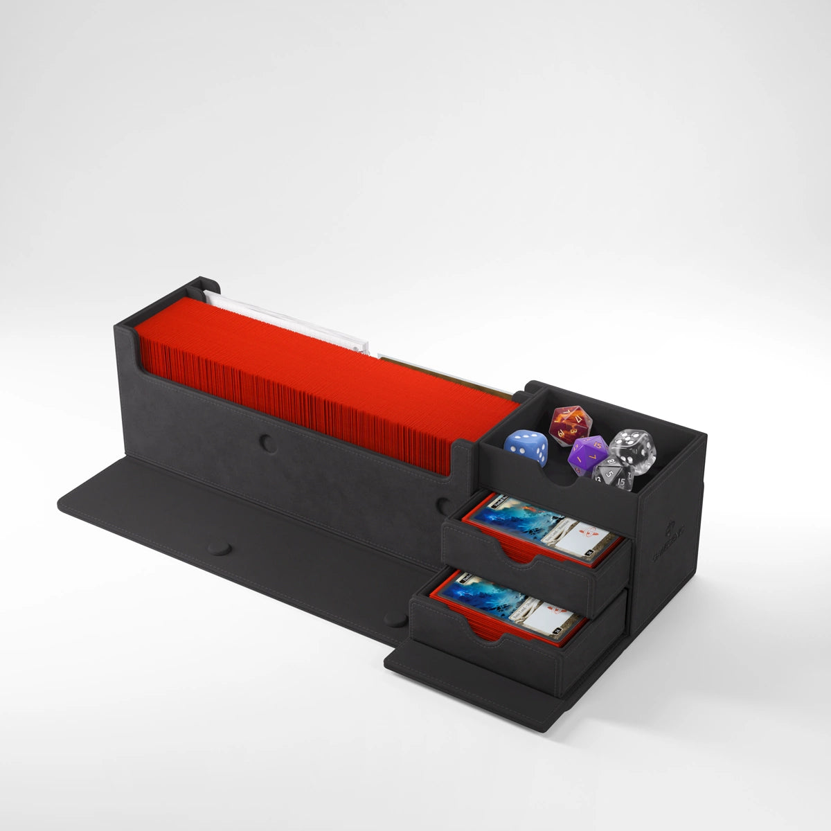 Gamegenic Card Storage Box &quot;CARDS’ LAIR 400+ CONVERTIBLE&quot;-Black-Gamegenic-Ace Cards &amp; Collectibles