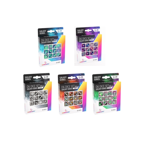 Gamegenic "D6 Dice Set 16mm (12pcs)"-Neptune-Gamegenic-Ace Cards & Collectibles