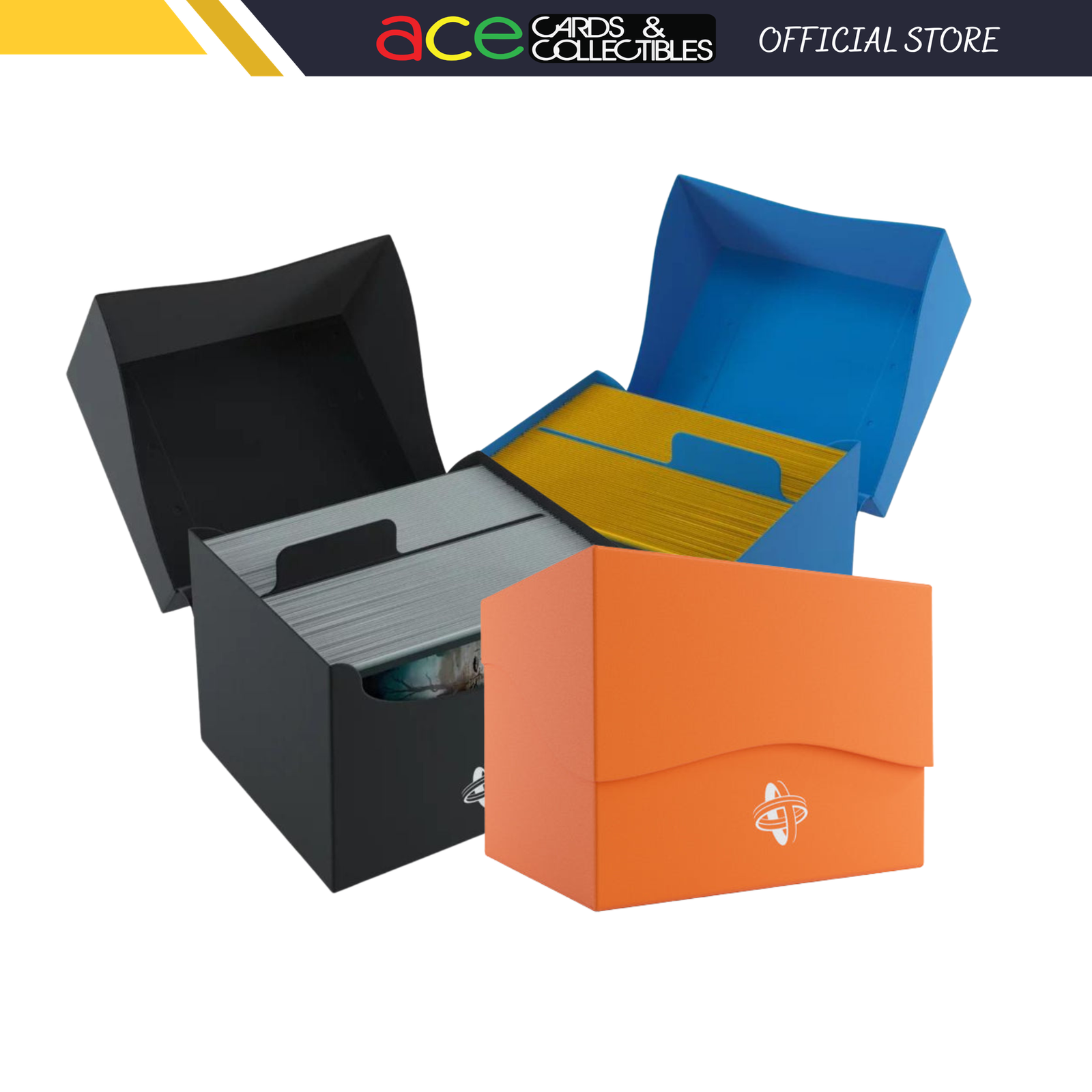 Gamegenic Deck Box "Side Holder 100+ XL"-Black-Gamegenic-Ace Cards & Collectibles