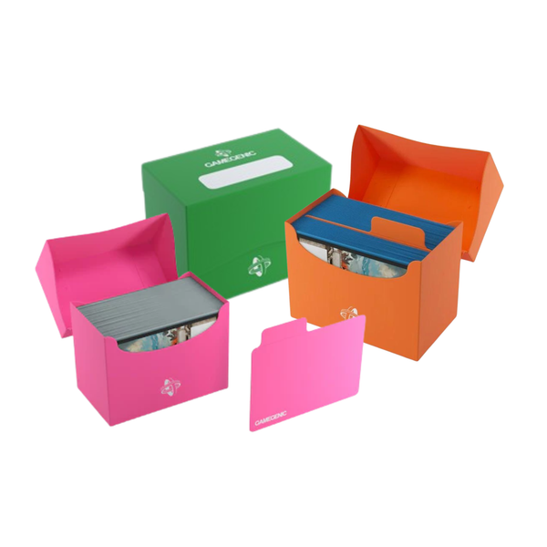 Gamegenic Deck Box "Side Holder 80+"-Black-Gamegenic-Ace Cards & Collectibles