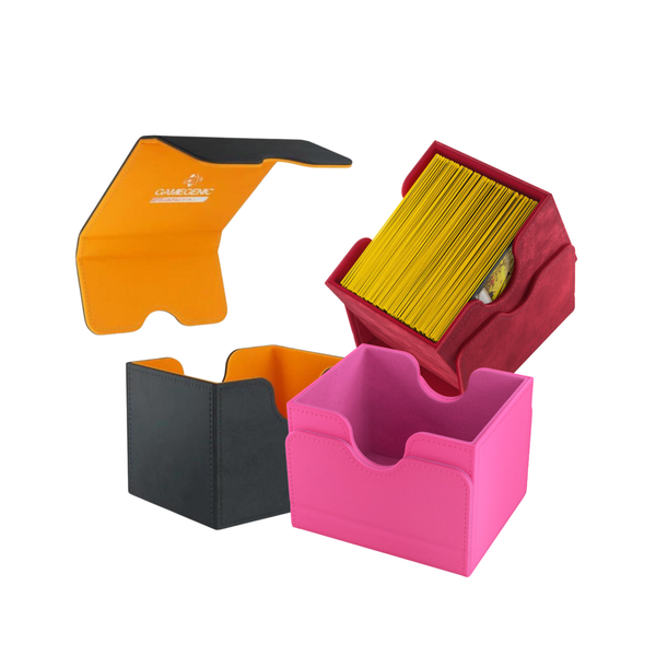 Gamegenic Deck Box "Sidekick 100+ XL Convertible"-Black/Orange-Gamegenic-Ace Cards & Collectibles