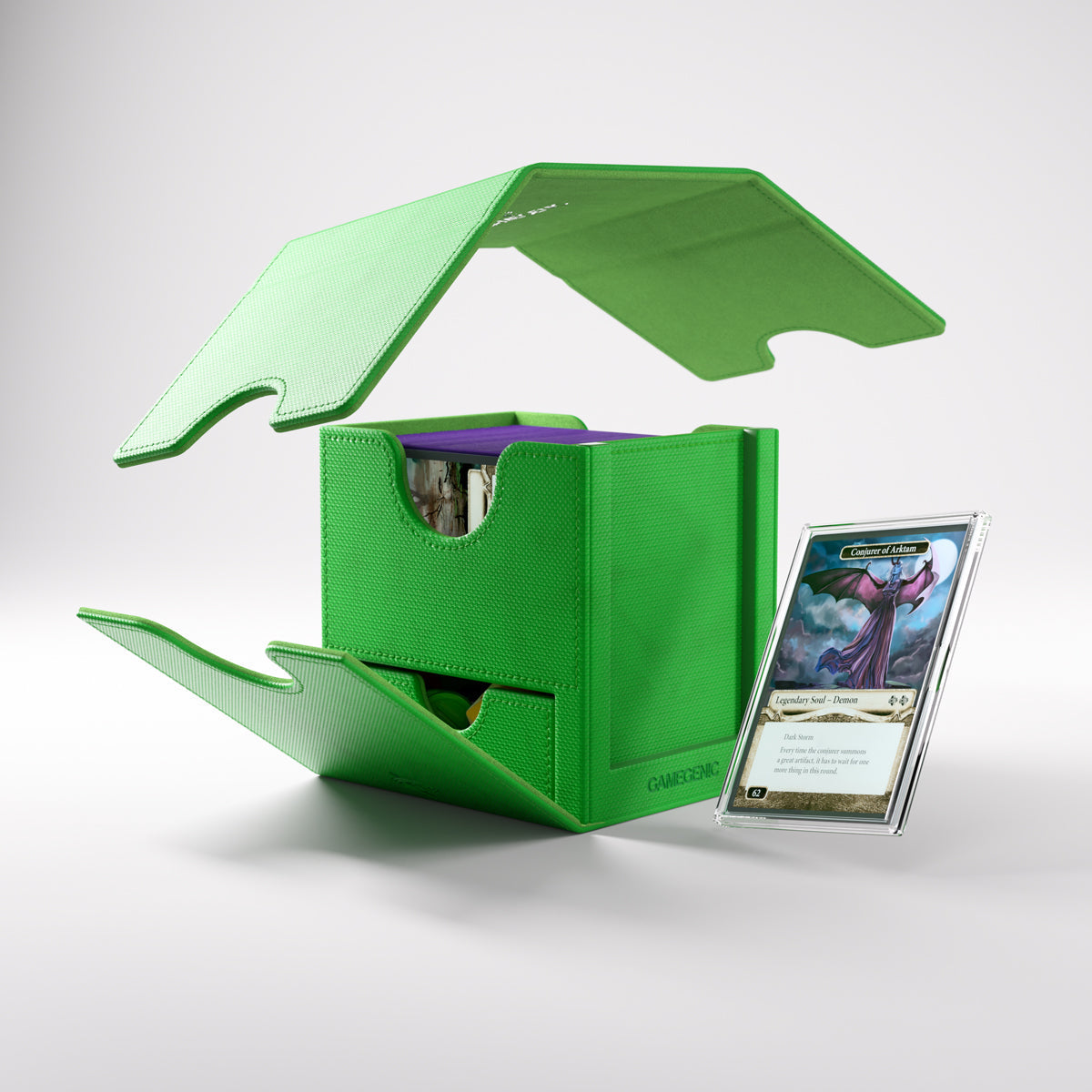 Gamegenic Deck Box "Sidekick PRO 100+ XL Convertible"-Green-Gamegenic-Ace Cards & Collectibles