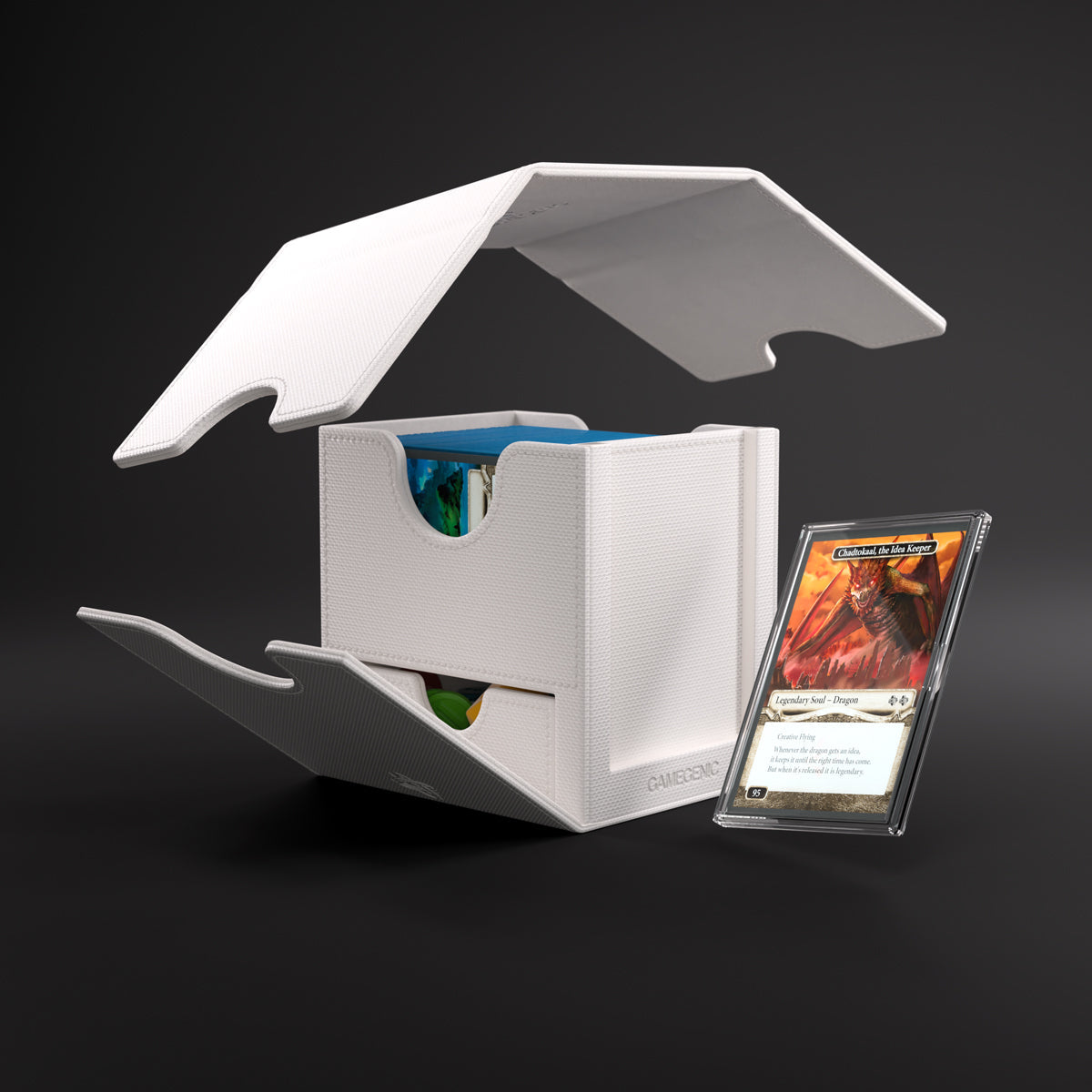Gamegenic Deck Box "Sidekick PRO 100+ XL Convertible"-White-Gamegenic-Ace Cards & Collectibles