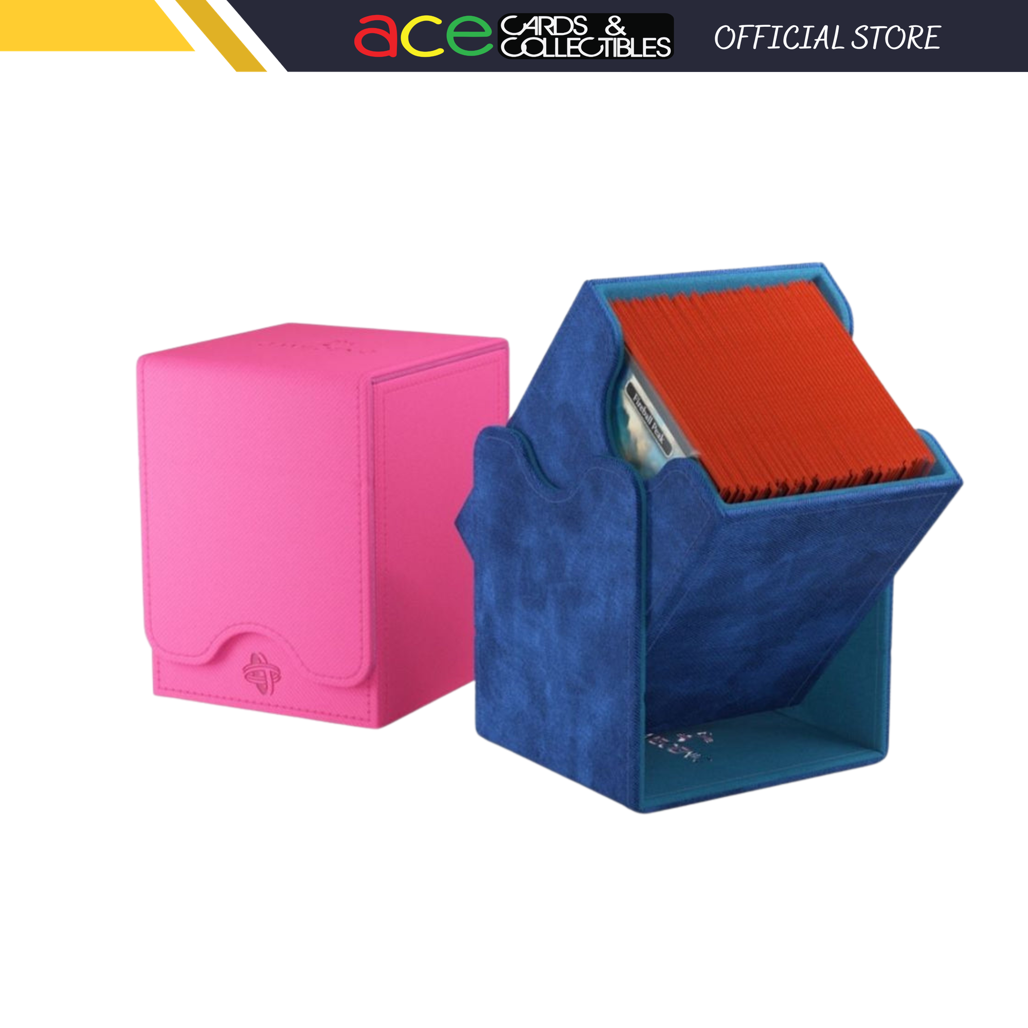 Gamegenic Deck Box "Squire 100+ XL Convertible"-Black/Orange-Gamegenic-Ace Cards & Collectibles