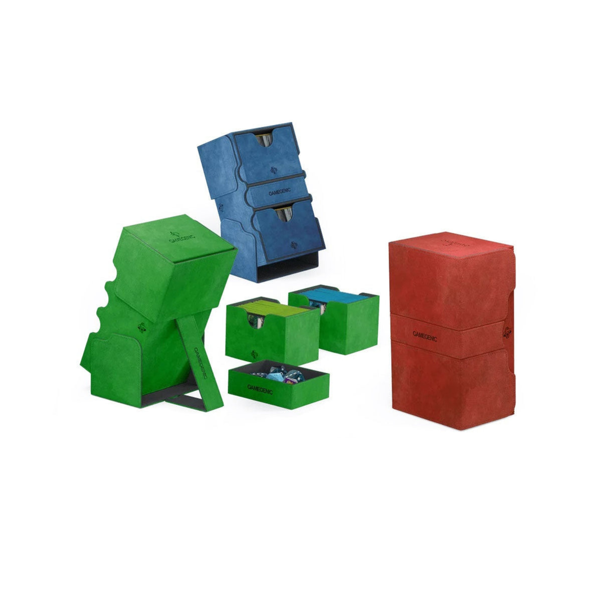 Gamegenic Deck Box "Stronghold 200+ Convertible"-Black-Gamegenic-Ace Cards & Collectibles