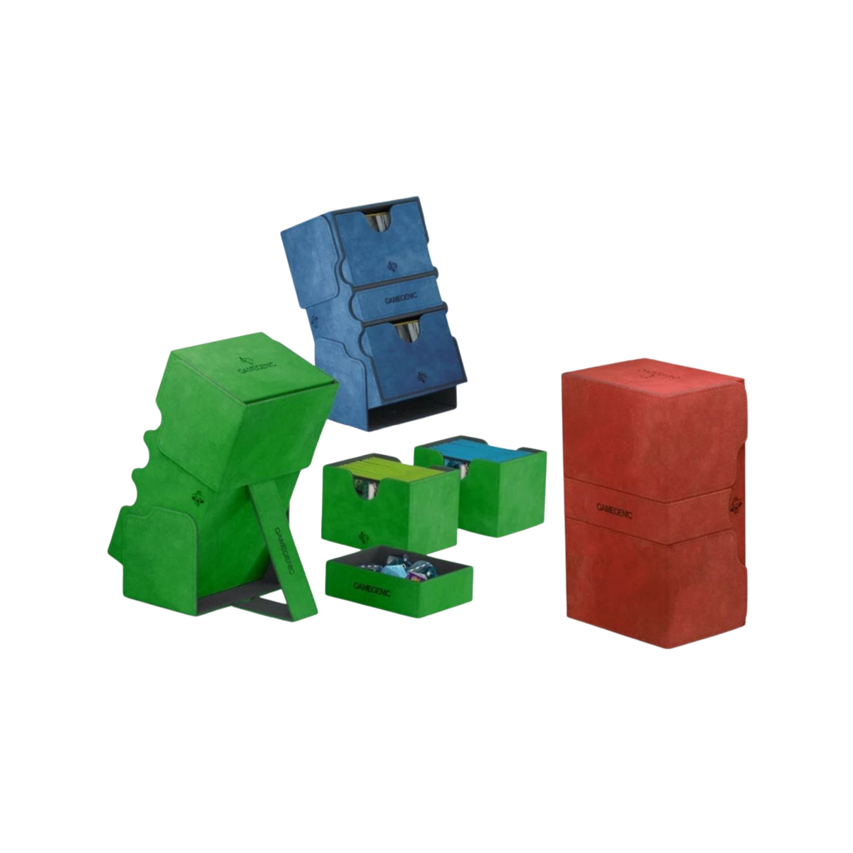 Gamegenic Deck Box "Stronghold 200+ XL Convertible"-Black/Orange-Gamegenic-Ace Cards & Collectibles