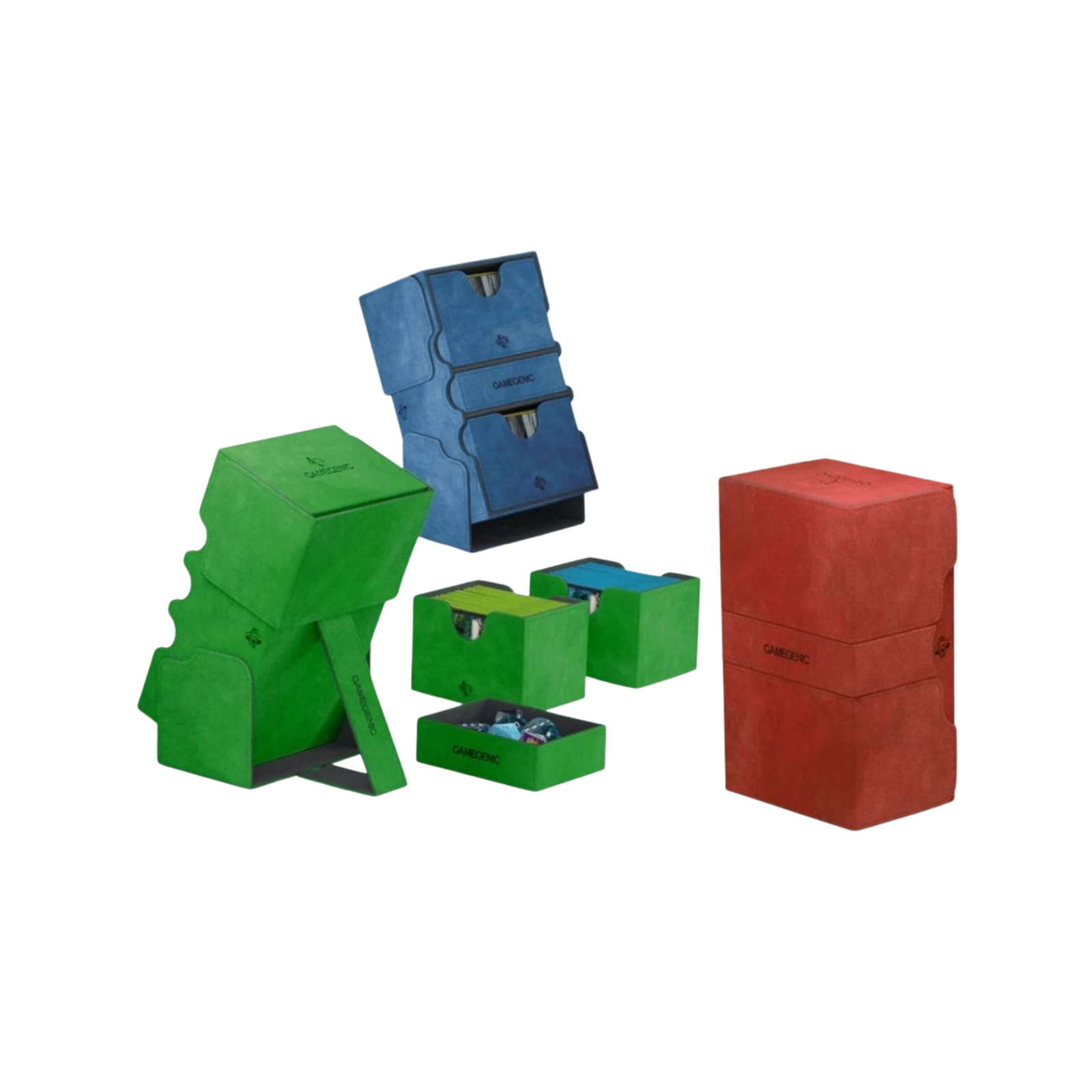 Gamegenic Deck Box "Stronghold 200+ XL Convertible"-Black/Orange-Gamegenic-Ace Cards & Collectibles