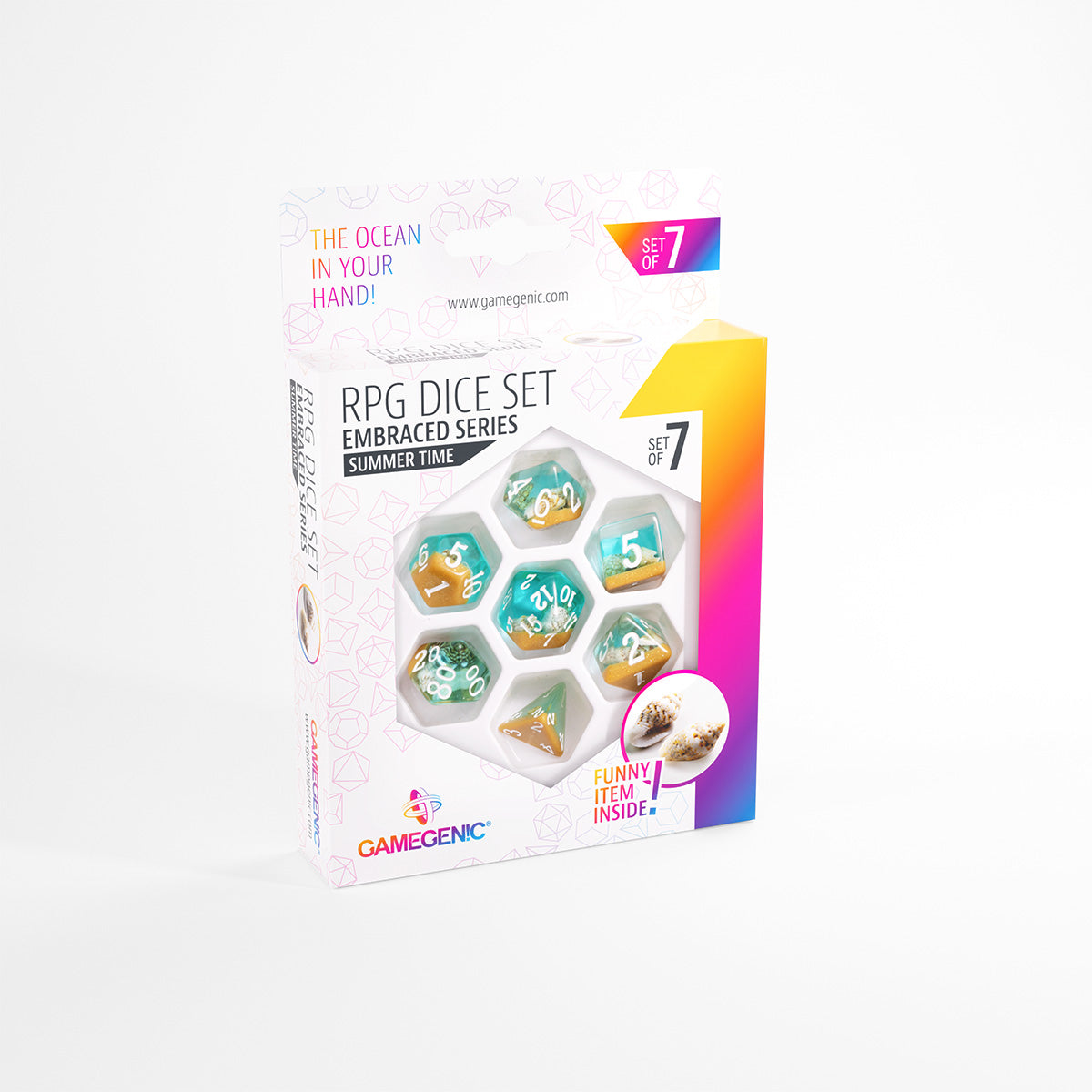 Gamegenic "RPG Dice Set (7pcs)"-Candy - Blackberry-Gamegenic-Ace Cards & Collectibles