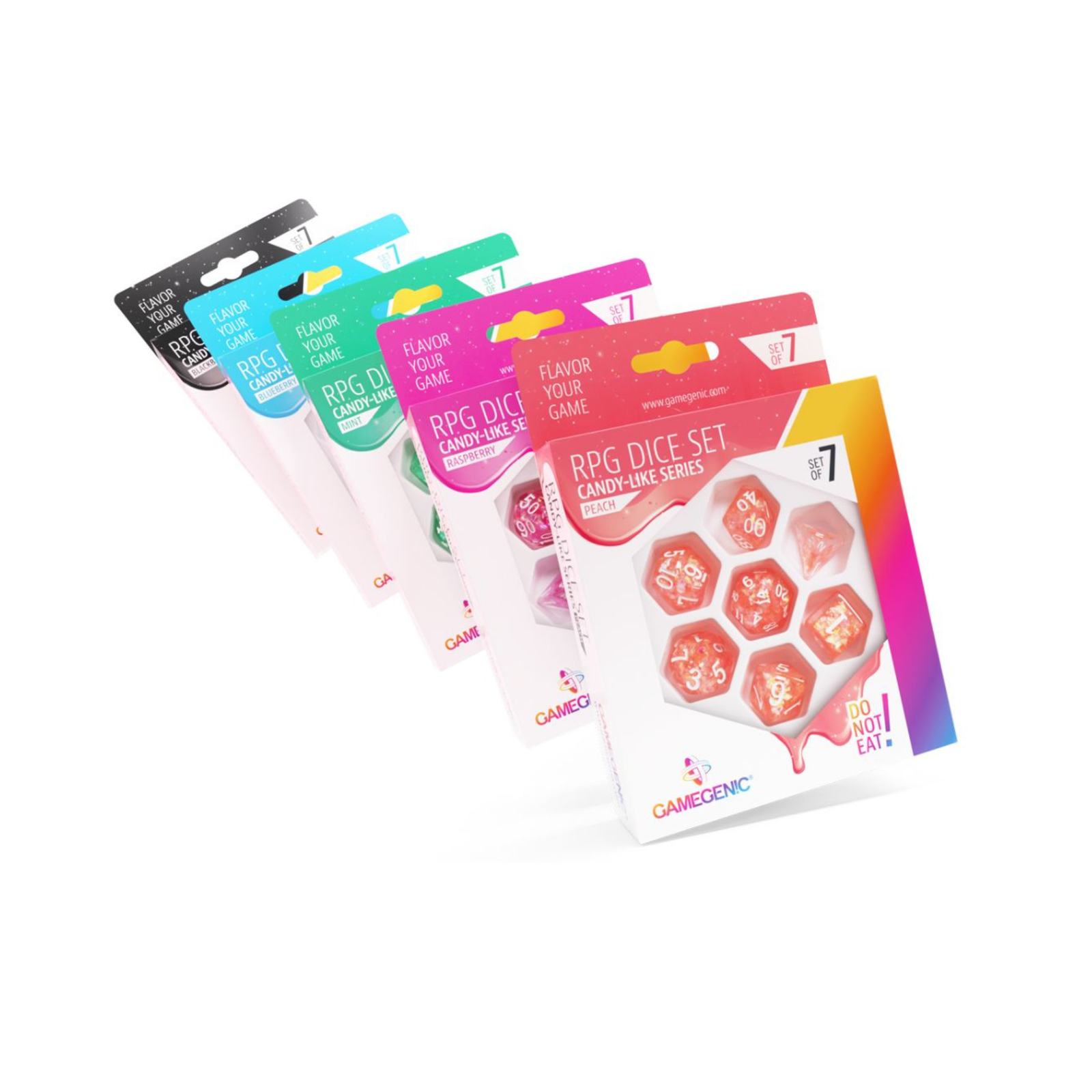 Gamegenic "RPG Dice Set (7pcs)"-Candy - Blackberry-Gamegenic-Ace Cards & Collectibles