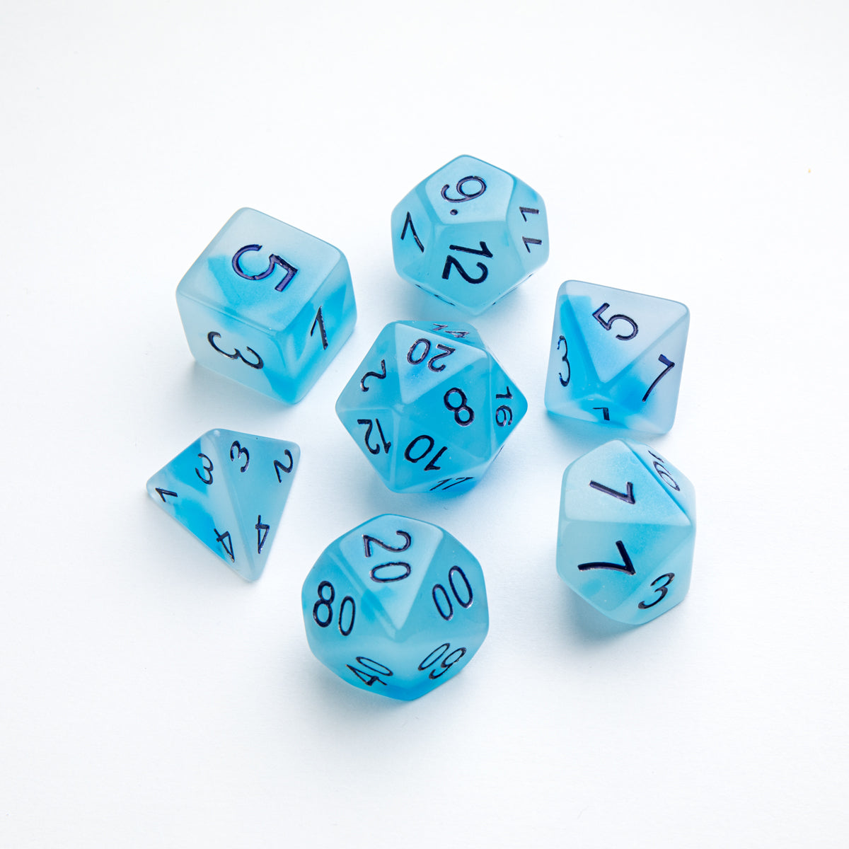 Gamegenic &quot;RPG Dice Set (7pcs)&quot;-Candy-Like Series - &quot;Blackberry&quot;-Gamegenic-Ace Cards &amp; Collectibles