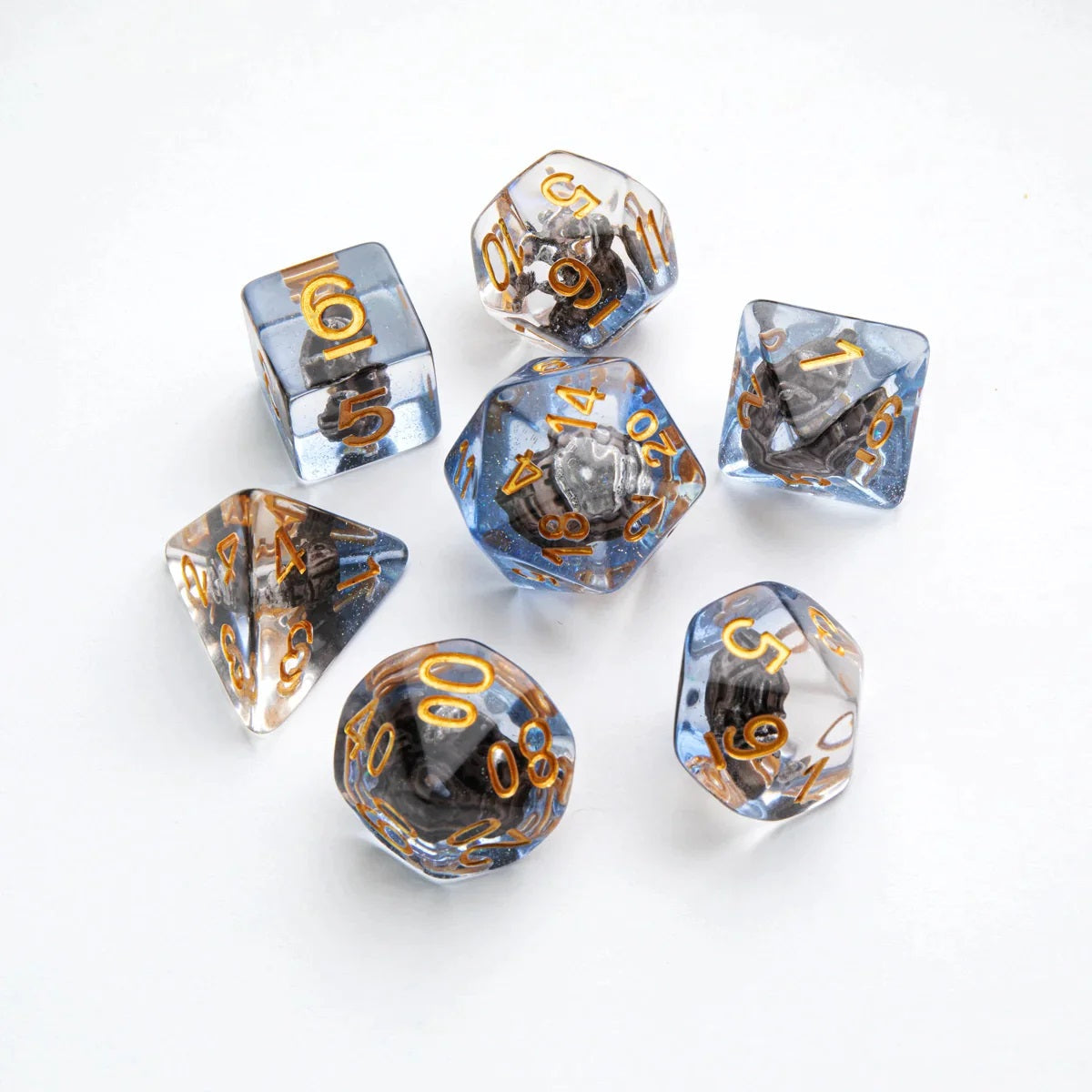 Gamegenic &quot;RPG Dice Set (7pcs)&quot;-Candy-Like Series - &quot;Blackberry&quot;-Gamegenic-Ace Cards &amp; Collectibles