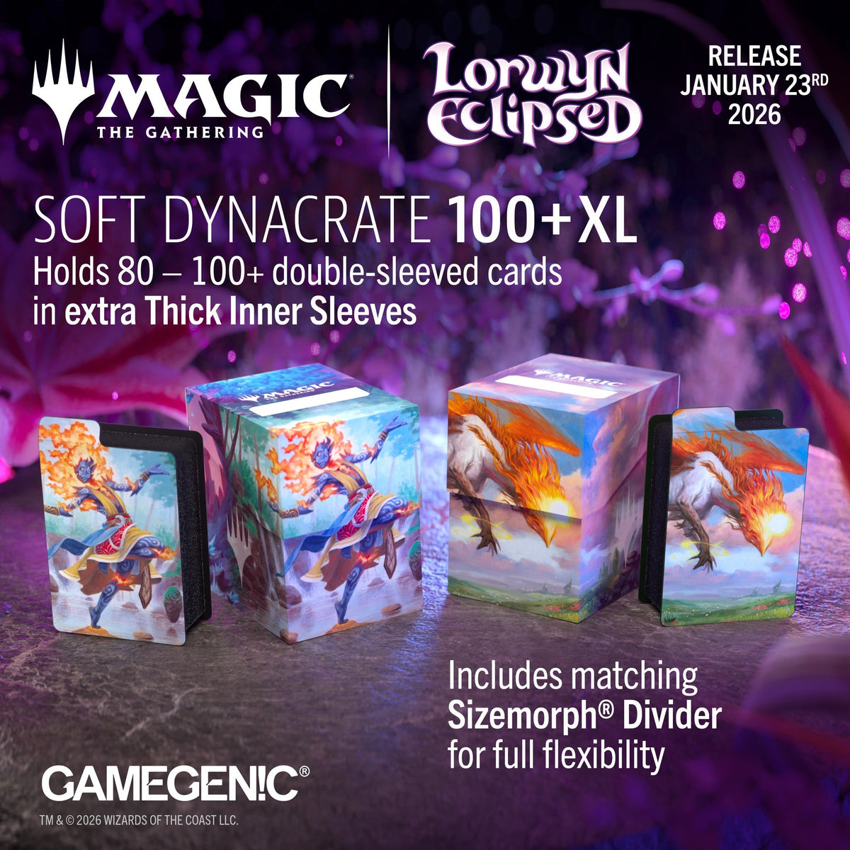 Gamegenic SOFT CYNACRATE 100+XL "Magic: The Gathering"-Ashling Rekindled-Gamegenic-Ace Cards & Collectibles