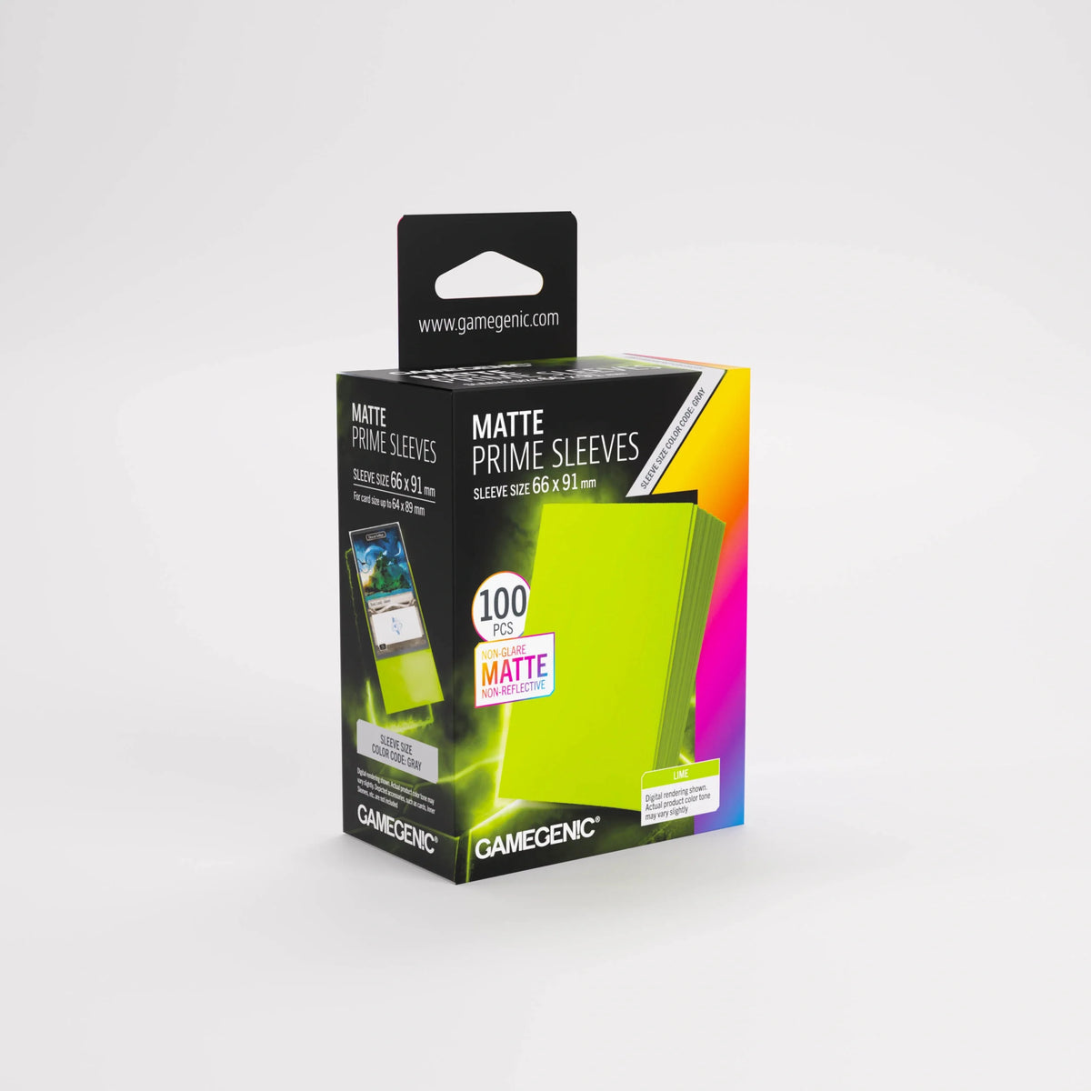 Gamegenic Sleeve "Matte Prime Sleeves" (NEW 2026)-Lime-Gamegenic-Ace Cards & Collectibles