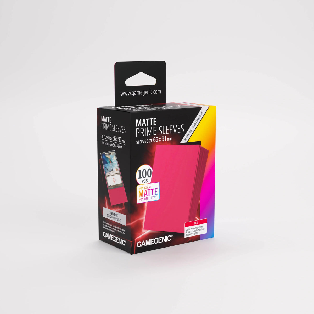 Gamegenic Sleeve "Matte Prime Sleeves" (NEW 2026)-Red-Gamegenic-Ace Cards & Collectibles