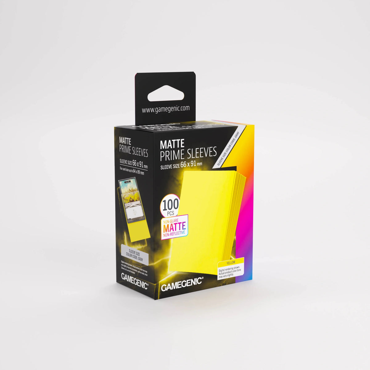 Gamegenic Sleeve "Matte Prime Sleeves" (NEW 2026)-Yellow-Gamegenic-Ace Cards & Collectibles