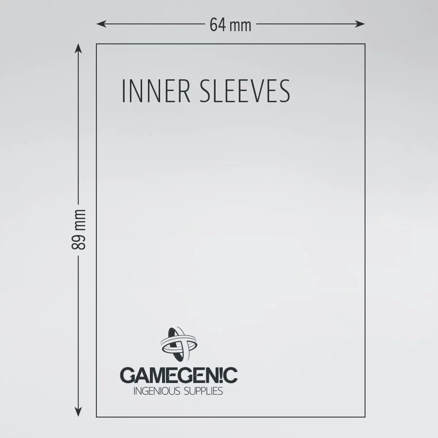 Gamegenic Sleeve Standard Size 100pcs "Inner Sleeves" (NEW 2026)-Gamegenic-Ace Cards & Collectibles