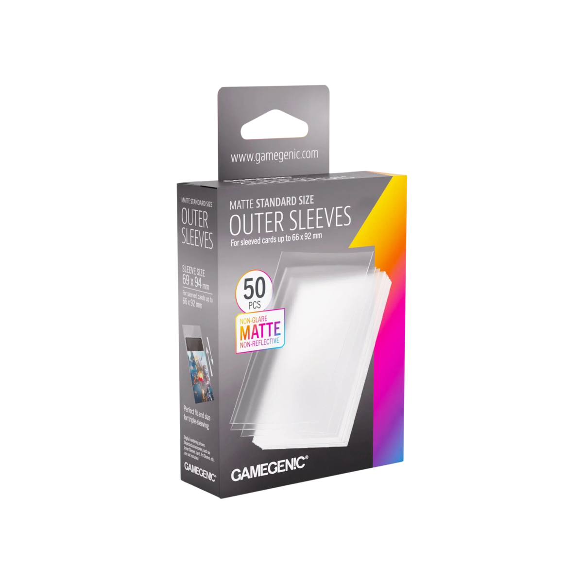 Gamegenic Sleeve Standard Size 50pcs "Matte Outer Sleeves" (NEW 2026)-Gamegenic-Ace Cards & Collectibles