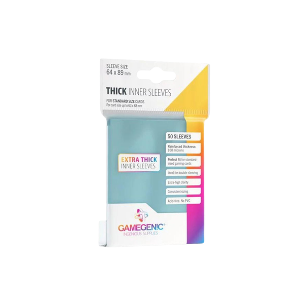 Gamegenic Sleeve Standard Size 50pcs "Thick Inner Sleeve"-Gamegenic-Ace Cards & Collectibles