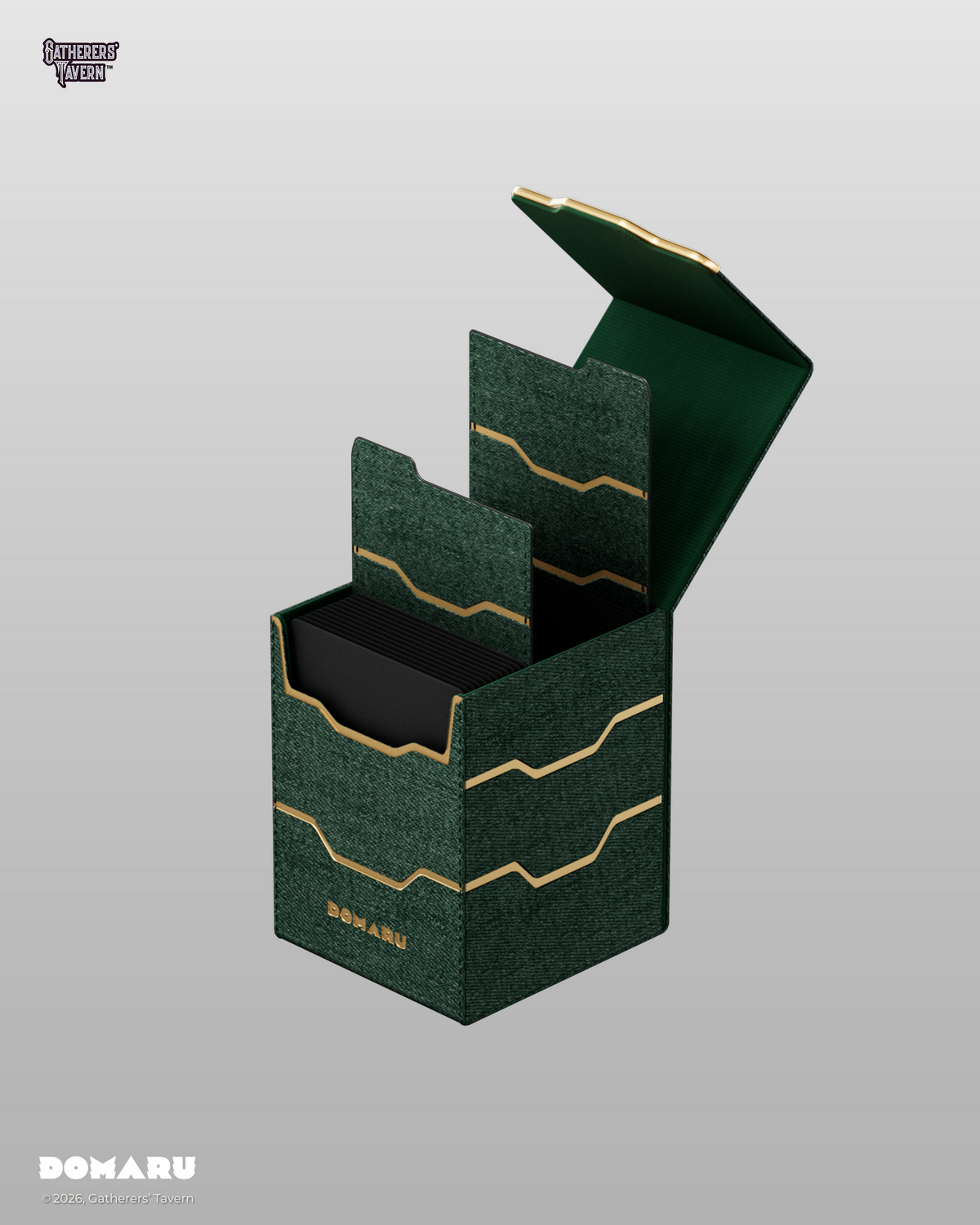 Gatherer's Tavern DOMARU Armory Collection Vertex 100+ Toploading Box-Malachite-Gatherer's Tavern-Ace Cards & Collectibles