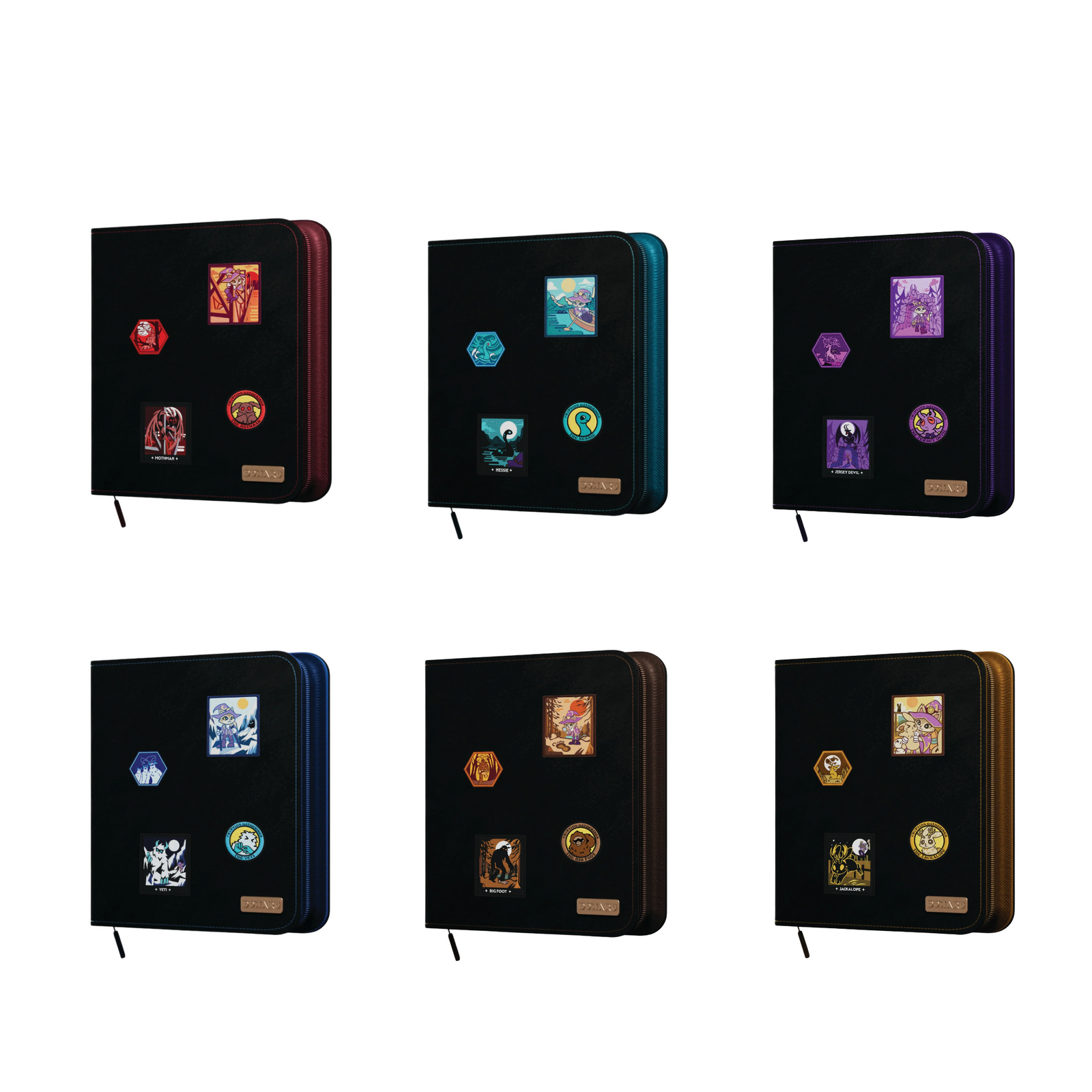 Gatherer's Tavern DOMARU Deco Patch Binder Cryptids Collection 12-Pocket-Crimson Glow-Gatherer's Tavern-Ace Cards & Collectibles