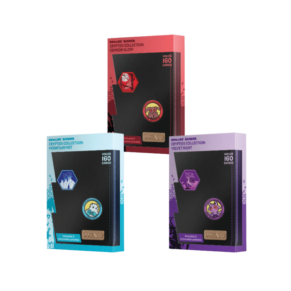 Gatherer's Tavern DOMARU Deco Patch Binder Cryptids Collection 4-Pocket-Crimson Glow-Gatherer's Tavern-Ace Cards & Collectibles