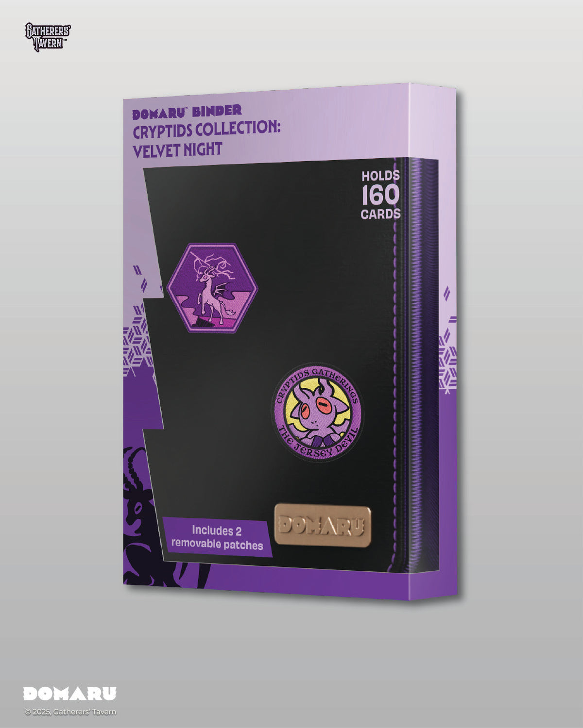 Gatherer's Tavern DOMARU Deco Patch Binder Cryptids Collection 4-Pocket-Velvet Night-Gatherer's Tavern-Ace Cards & Collectibles