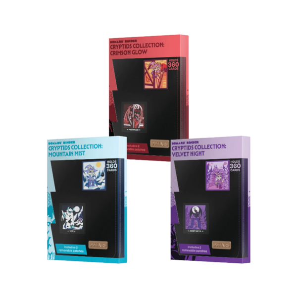 Gatherer's Tavern DOMARU Deco Patch Binder Cryptids Collection 9-Pocket-Crimson Glow-Gatherer's Tavern-Ace Cards & Collectibles