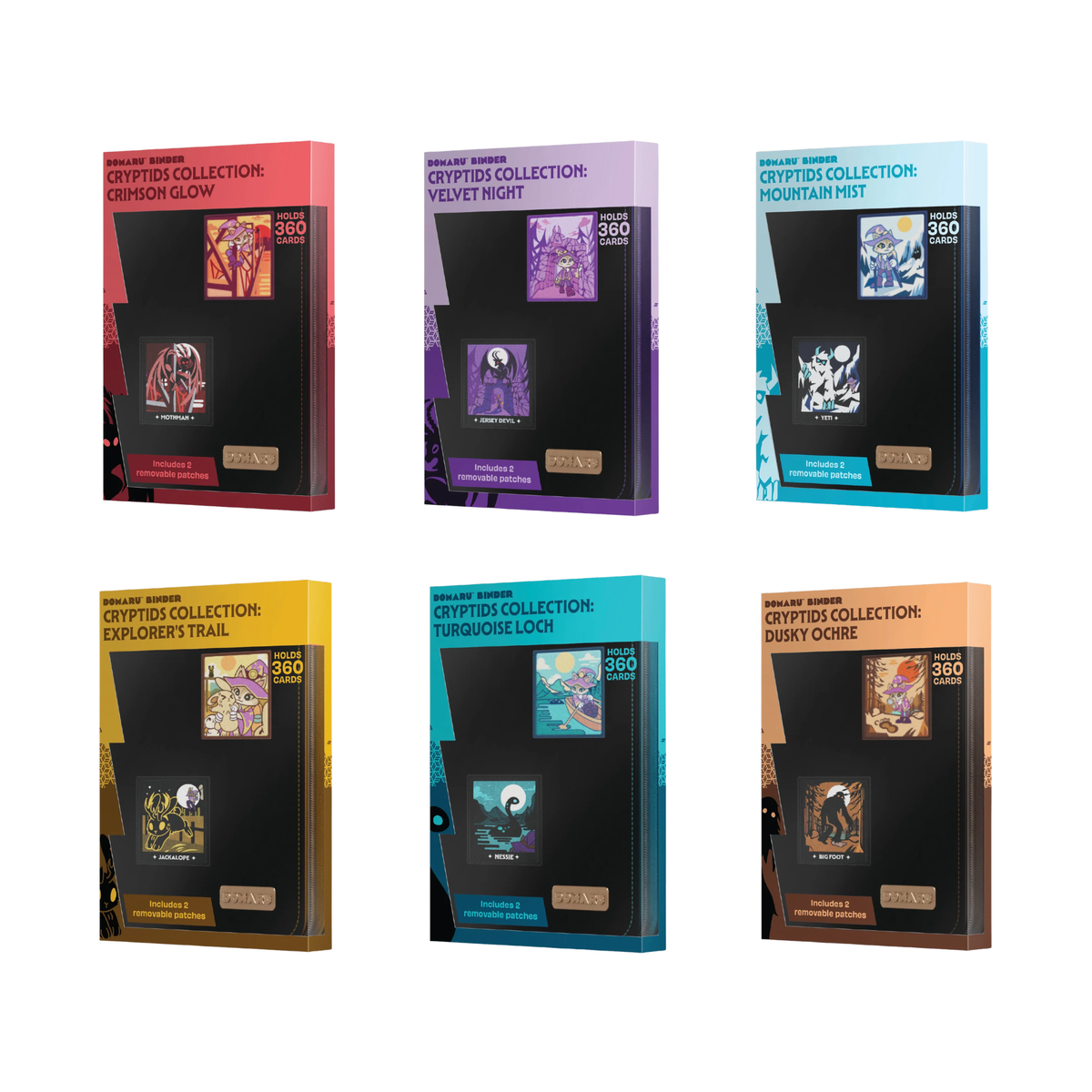 Gatherer's Tavern DOMARU Deco Patch Binder Cryptids Collection 9-Pocket-Crimson Glow-Gatherer's Tavern-Ace Cards & Collectibles