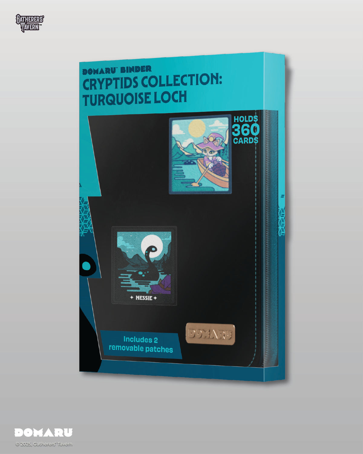 Gatherer's Tavern DOMARU Deco Patch Binder Cryptids Collection 9-Pocket-Turquoise Loch-Gatherer's Tavern-Ace Cards & Collectibles