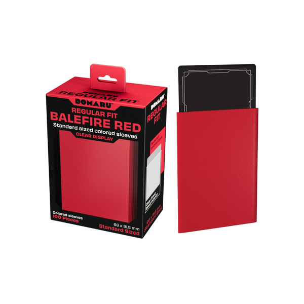 Gatherer's Tavern DOMARU Regular Standard Size Fit Sleeves "Balefire Red"-Gatherer's Tavern-Ace Cards & Collectibles
