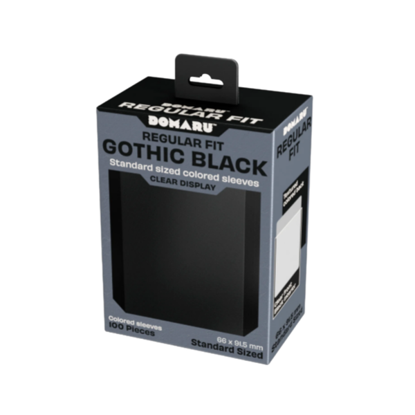 Gatherer's Tavern DOMARU Regular Standard Size Fit Sleeves "Gothic Black"-Gatherer's Tavern-Ace Cards & Collectibles