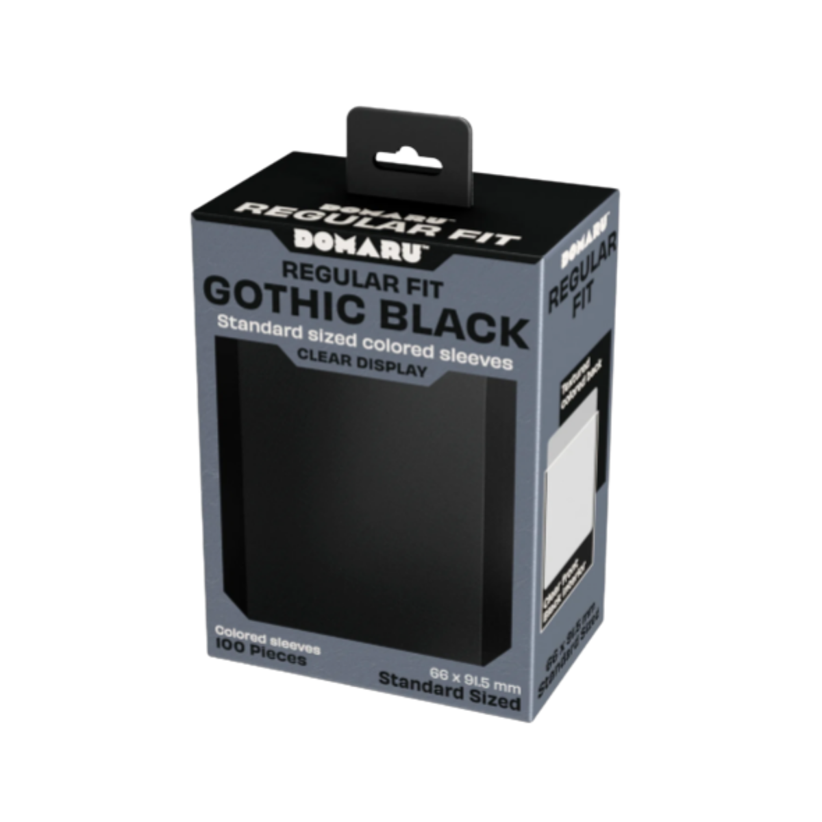 Gatherer's Tavern DOMARU Regular Standard Size Fit Sleeves "Gothic Black"-Gatherer's Tavern-Ace Cards & Collectibles