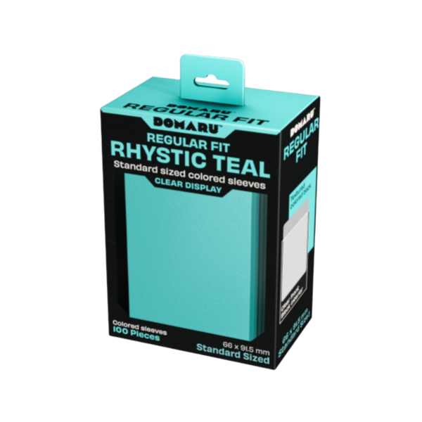 Gatherer's Tavern DOMARU Regular Standard Size Fit Sleeves "Rhystic Teal"-Gatherer's Tavern-Ace Cards & Collectibles