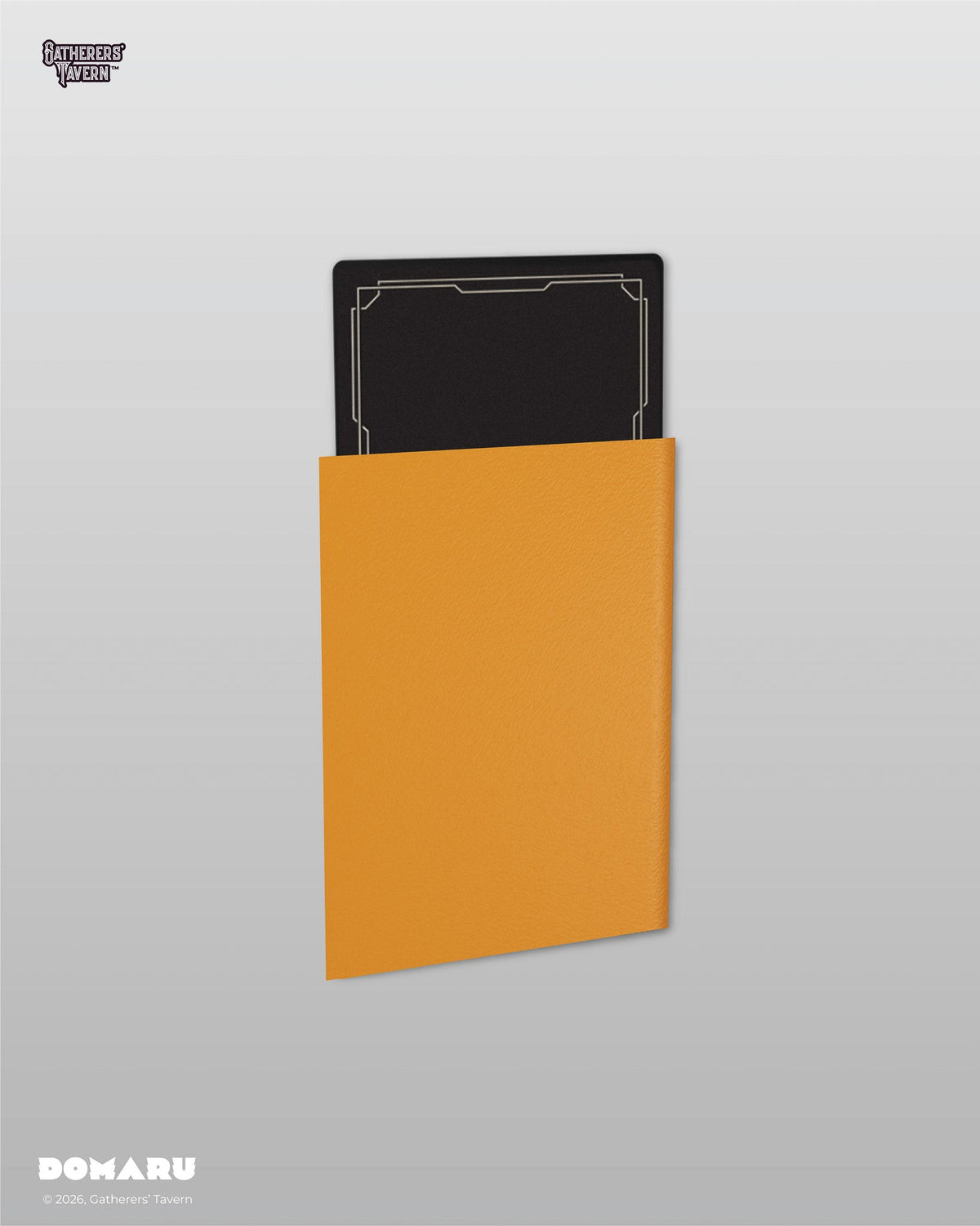 Gatherer's Tavern DOMARU Regular Standard Size Fit Sleeves "Sunfire Orange"-Gatherer's Tavern-Ace Cards & Collectibles
