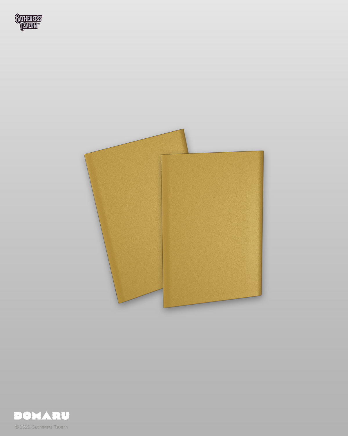 Gatherer's Tavern DOMARU Regular Standard Size Fit Sleeves "Sunspire Gold"-Gatherer's Tavern-Ace Cards & Collectibles
