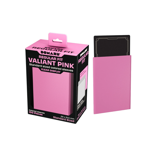 Gatherer's Tavern DOMARU Regular Standard Size Fit Sleeves "Valiant Pink"-Gatherer's Tavern-Ace Cards & Collectibles
