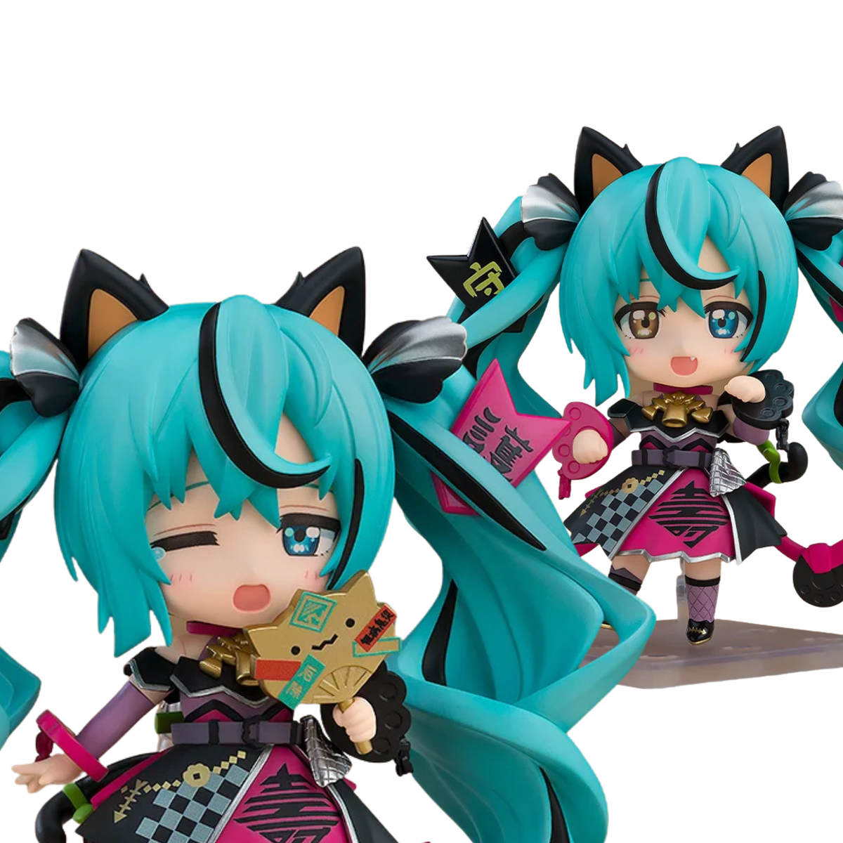 Character Vocal Series 01: Hatsune Miku Nendoroid [2759] "Hatsune Miku" (Black Maneki Miku Ver.)-Good Smile Company-Ace Cards & Collectibles