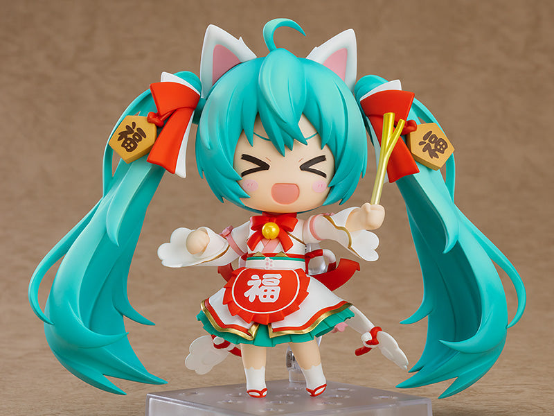 Character Vocal Series 01: Hatsune Miku Nendoroid "Hatsune Miku" (Maneki Miku Ver.)-Good Smile Company-Ace Cards & Collectibles