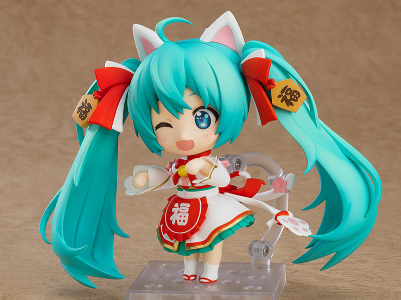 Character Vocal Series 01: Hatsune Miku Nendoroid "Hatsune Miku" (Maneki Miku Ver.)-Good Smile Company-Ace Cards & Collectibles