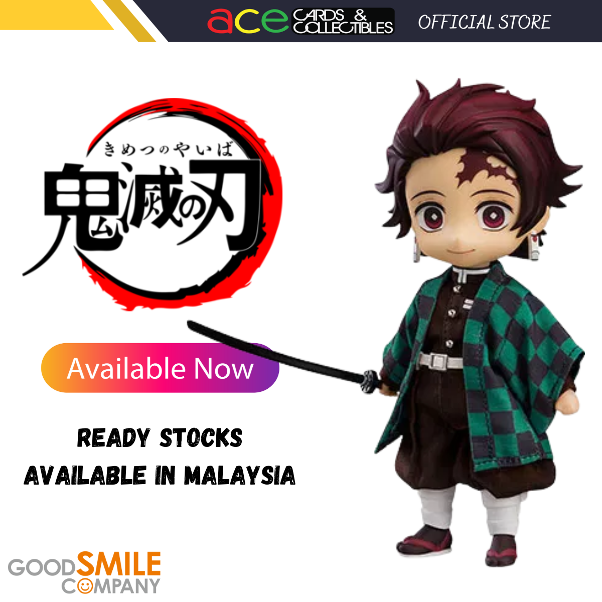 Demon Slayer: Kimetsu no Yaiba Nendoroid Doll "Tanjiro Kamado"-Good Smile Company-Ace Cards & Collectibles