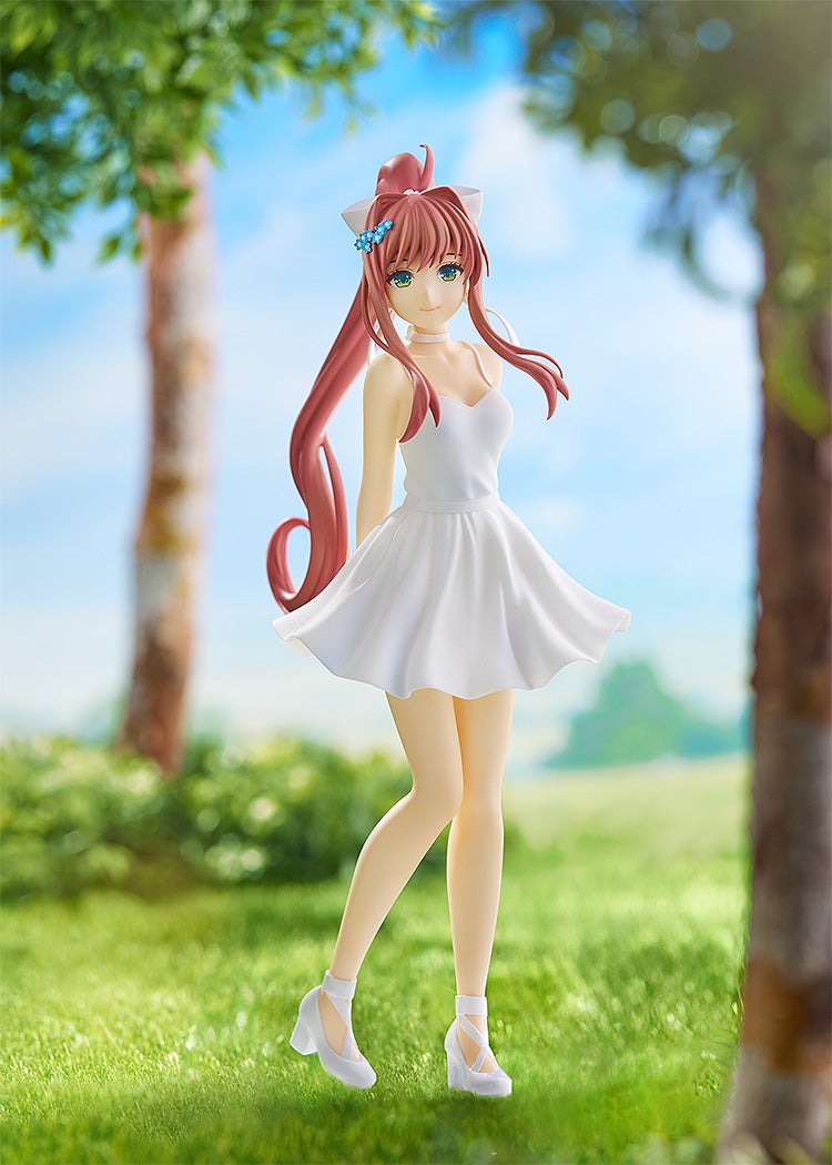 Doki Doki Literature Club! POP UP PARADE "Monika" (White Dress Ver.)-Good Smile Company-Ace Cards & Collectibles